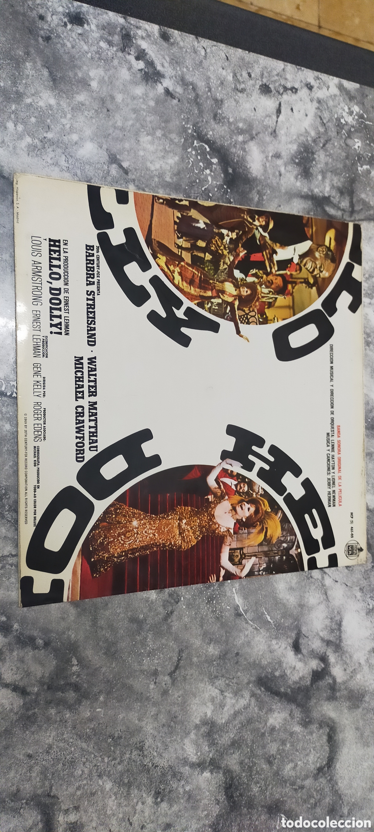 M&uacute;sica de colecci&oacute;n: CAR&Aacute;TULA LP HELLO DOLLY, ESTA ESCRITA - Foto 2