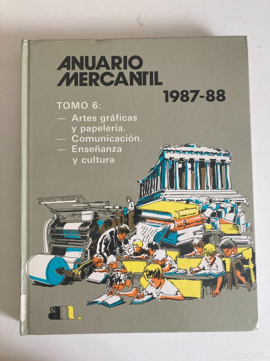 M&uacute;sica de colecci&oacute;n: LIBRO ANUARIO MERCANTIL 1987-88 (TOMO 6) - DIREC. Y TEL. DE TODA ESPA&Ntilde;A EMISORAS RADIO, VIDEO CLUBS.