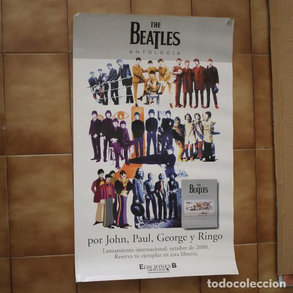 Musica di collezione: CARTEL ORIGINAL PROMOCIONAL THE BEATLES ANTOLOGIA PUBLICITARIO 85X52 CMS.