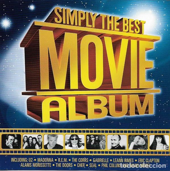 M&uacute;sica de colecci&oacute;n: CD-Various &lrm;&ndash; Simply The Best Movie Album-Europe-Rock, Funk / Soul, Blues, Pop, Stage & Screen-2001-