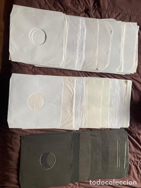 M&uacute;sica de colecci&oacute;n: Fundas interiores para vinilos (LP) SIN USAR. Varios tipos. 174 Blancas y 28 negras