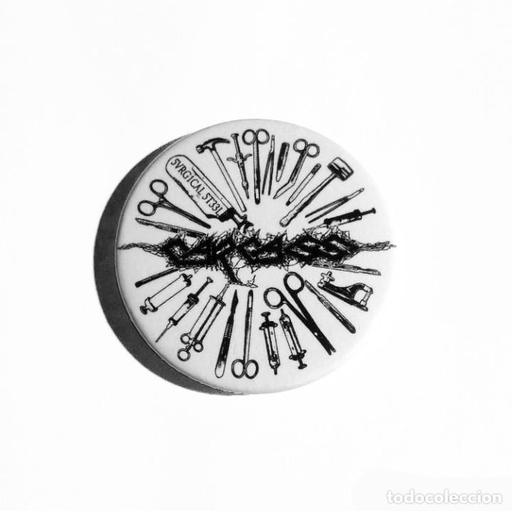 M&uacute;sica de colecci&oacute;n: CARCASS - SURGICAL STEEL IM&Aacute;N NEVERA 59MM - DEATH METAL GRINDCORE
