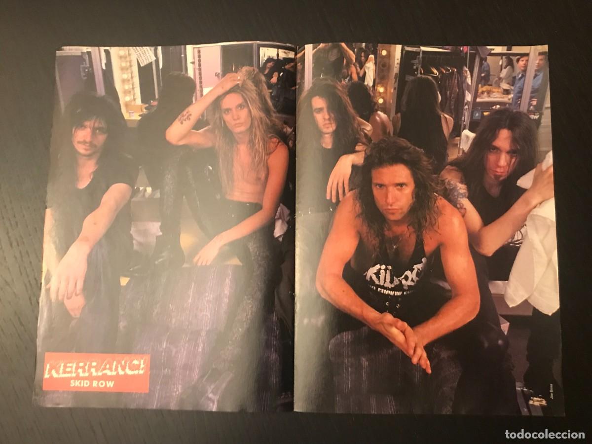 M&uacute;sica de colecci&oacute;n: SKID ROW - KERRANG - HEAVY METAL MUSICA CONCIERTO - POSTER 29,5x42cm.