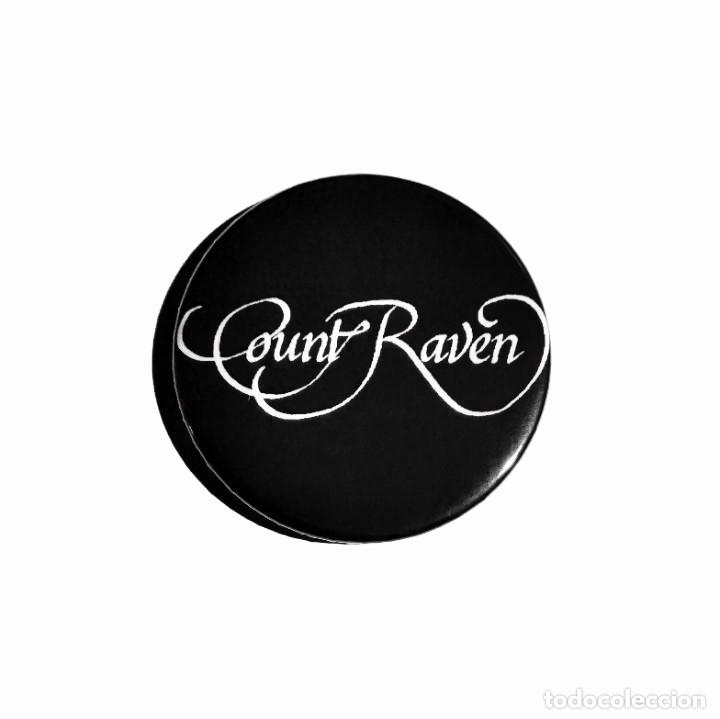 M&uacute;sica de colecci&oacute;n: COUNT RAVEN - LOGO CHAPA 59mm (CON IMPERDIBLE) - DOOM METAL HEAVY META