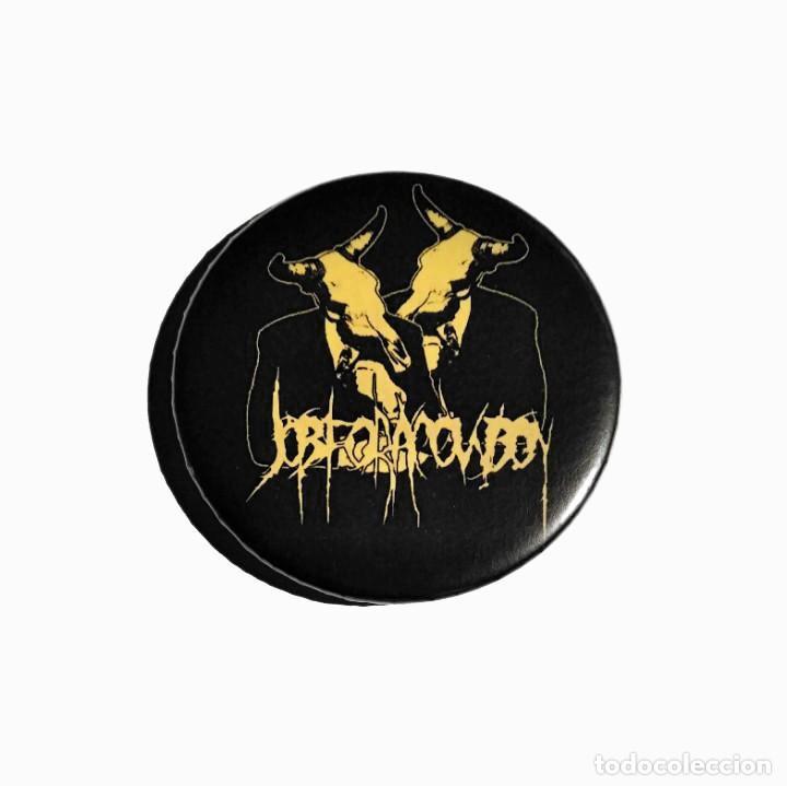 Collectible Music: JOB FOR A COWBOY - LOGO CHAPA 59MM (CON IMPERDIBLE) - DEATH METAL DEATHCORE