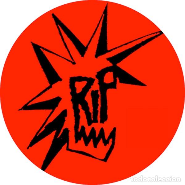 Rip Punk Logo Panic Buttons Punk Tribute Button Badge Set Germs,