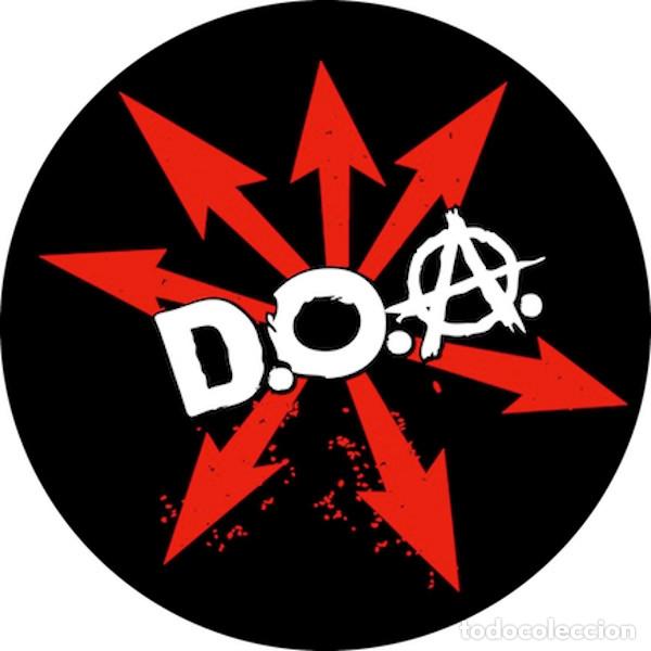 chapa/badge d.o.a. logo . pin button punk rock - Acheter Autres