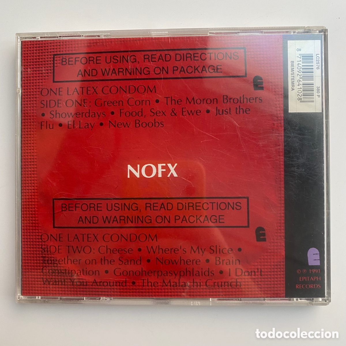 M&uacute;sica de colecci&oacute;n: CD NOFX - Ribbed - Foto 4
