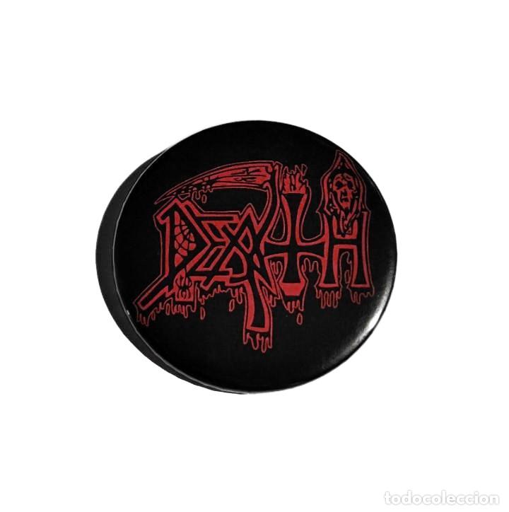 M&uacute;sica de colecci&oacute;n: DEATH - LOGO ANTIGUO ABREBOTELLAS 59mm (CON IM&Aacute;N PARA NEVERA) - DEATH METAL