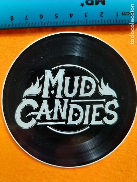 Collectible Music: MUD CANDIES - PEGATINA VINYL LOGO STICKER