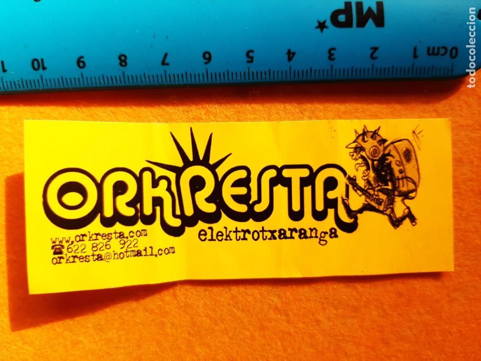 Collectible Music: ORKRESTA ELEKTROTXARANGA - PEGATINA - STICKER -