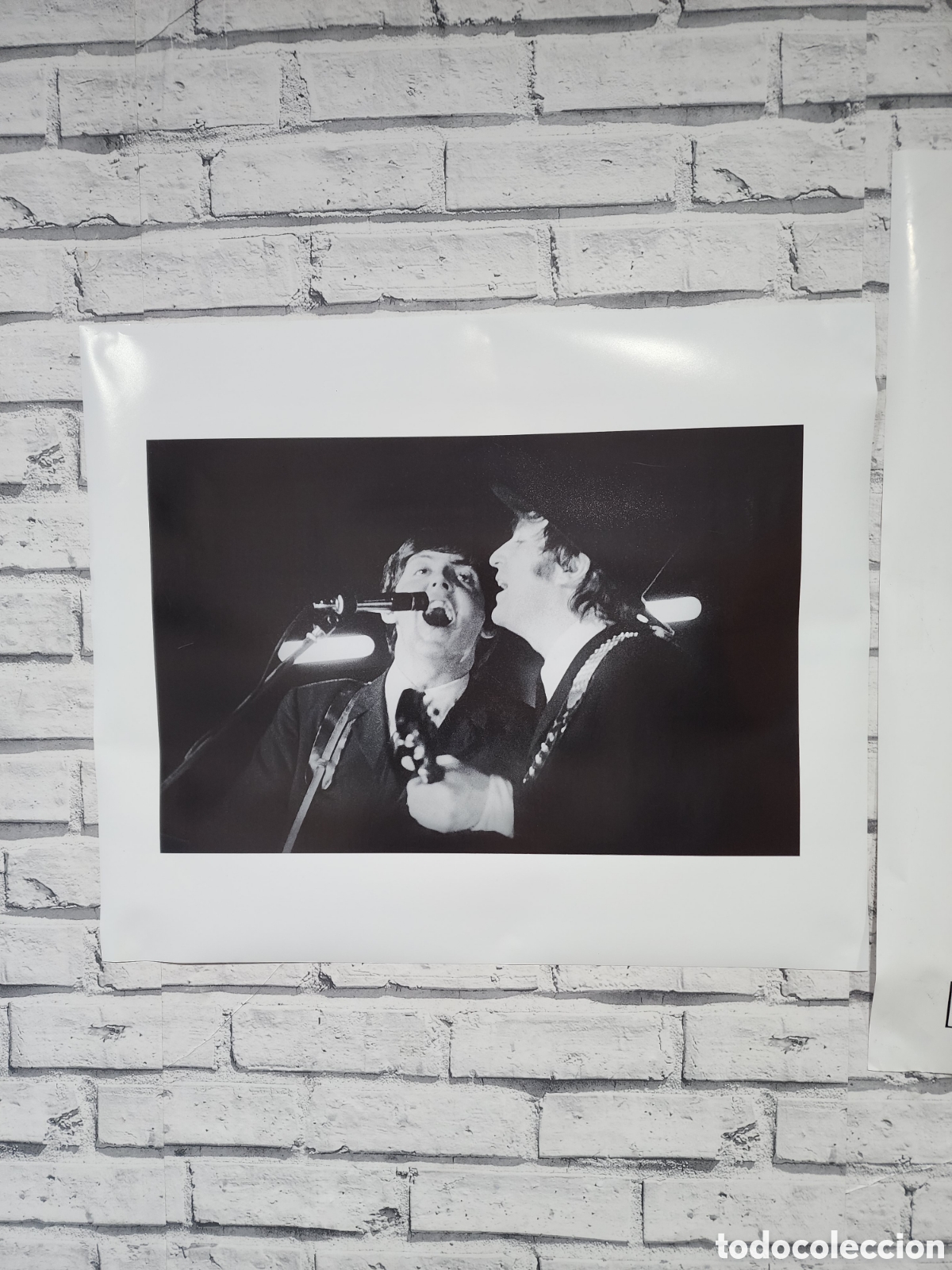 M&uacute;sica de colecci&oacute;n: THE BEATLES: FOTO LENNON McCARTNEY EN PLAZA DE TOROS MONUMENTAL GRAN TAMA&Ntilde;O DE EXPOSICION-JULIO 1965