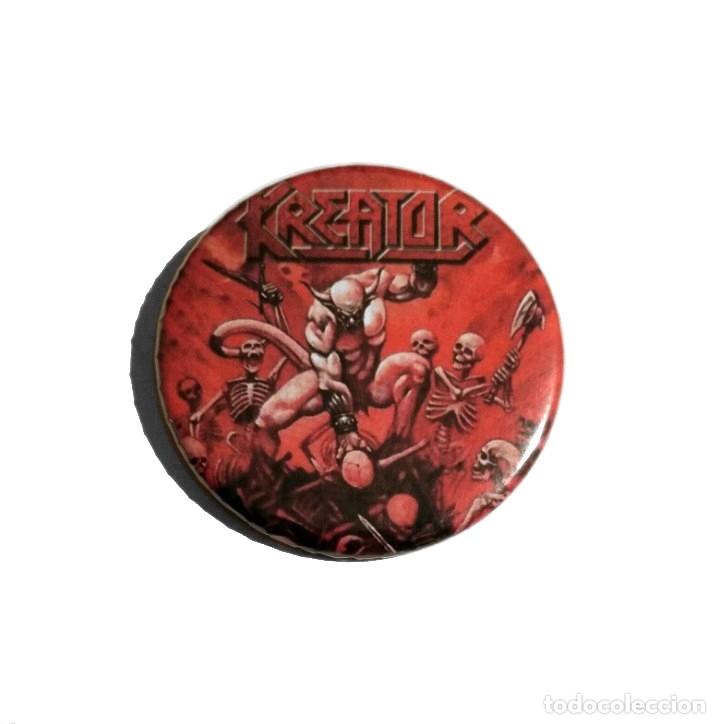 Collectible Music: KREATOR - PLEASURE TO KILL ABREBOTELLAS 59MM (CON IMAN PARA NEVERA) - THRASH METAL