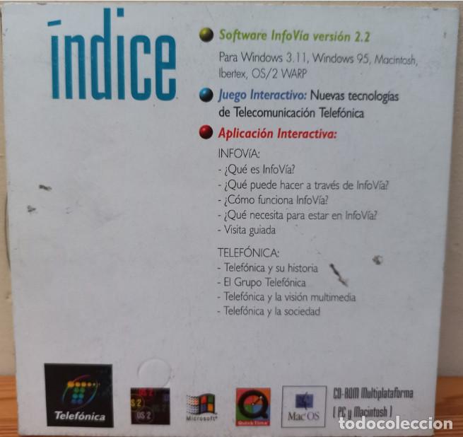M&uacute;sica de colecci&oacute;n: 2 CDS, CD INFO VIA TELEFONICA + IBER EXPLORER - Foto 2