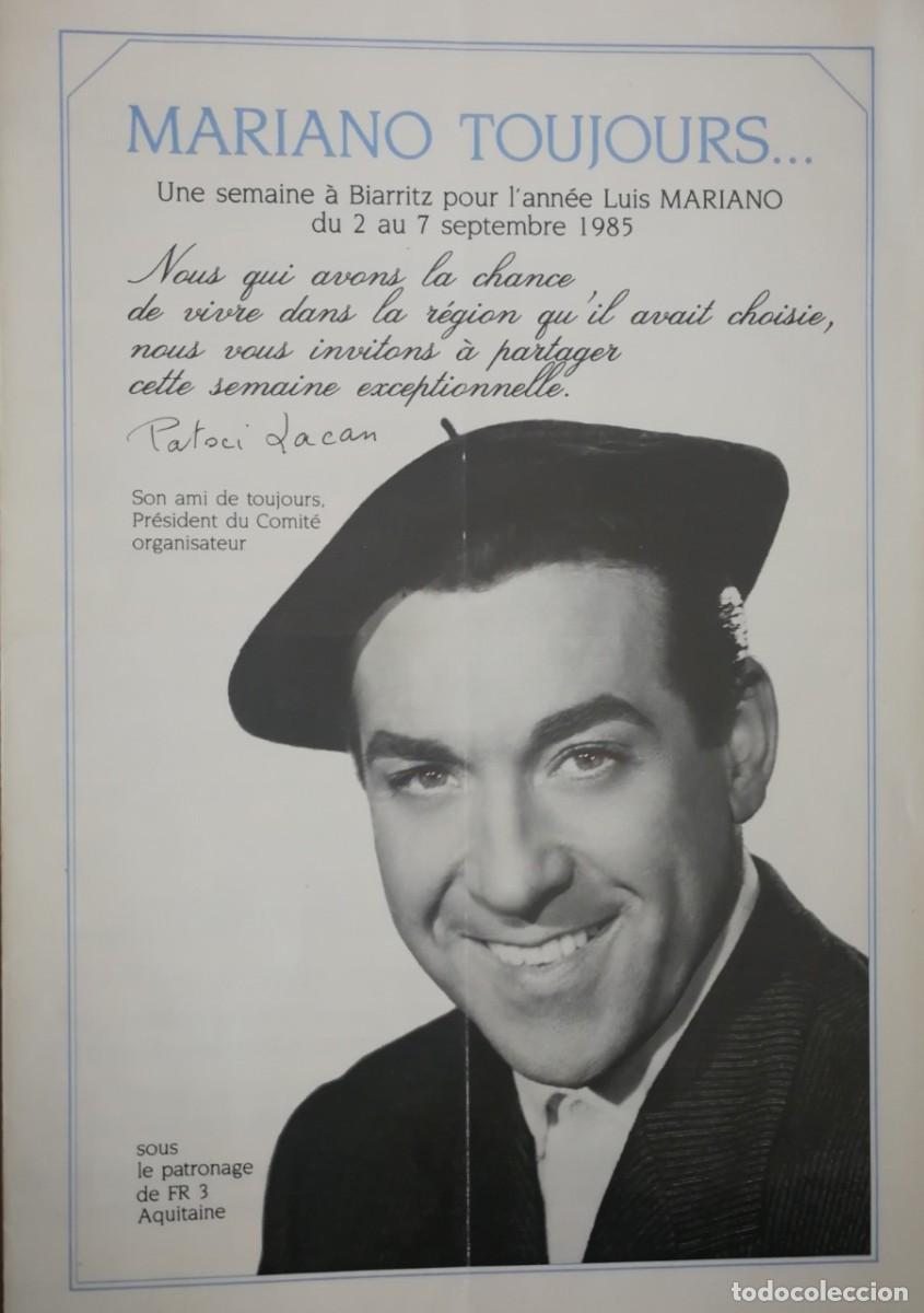 M&uacute;sica de colecci&oacute;n: Luis Mariano. Biarritz 1985.