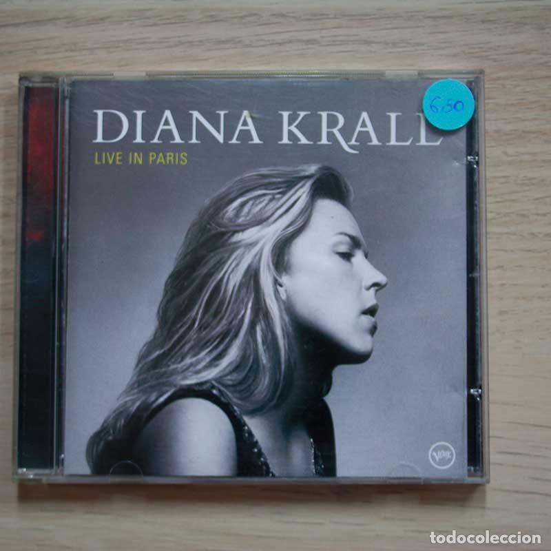 M&uacute;sica de cole&ccedil;&atilde;o: Diana Krall - Live in Paris - CD Segunda Mano