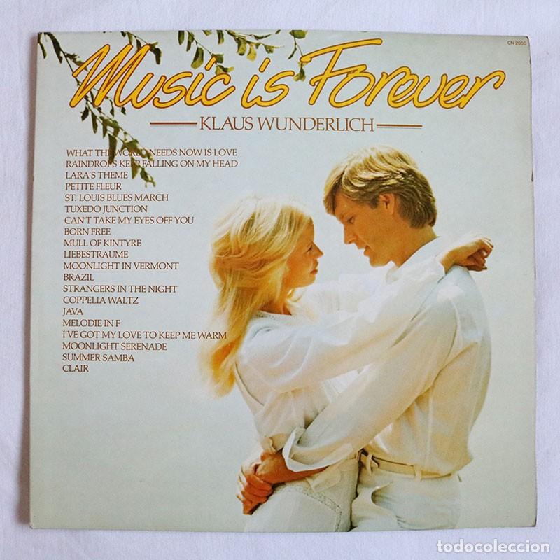 M&uacute;sica de colecci&oacute;n: Klaus Wunderlich - Music is forever - Vinilo LP Segunda Mano