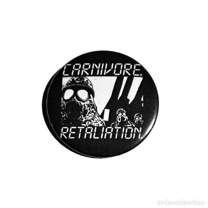 M&uacute;sica de colecci&oacute;n: CARNIVORE - RETALIATION IM&Aacute;N NEVERA 59MM - THRASH METAL HARDCORE