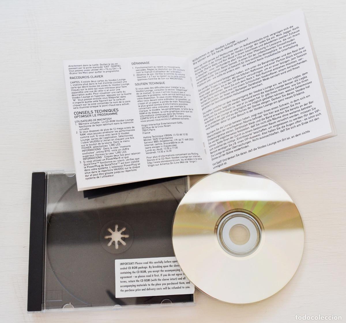 M&uacute;sica de colecci&oacute;n: ROLLING STONES: VOODOO LOUNGE - CD ROM - 1995 - VIRGIN - PC Y MAC - Foto 5