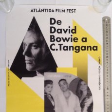 Música de colección: DE DAVID BOWIE A C. TANGANA ATLANTIDA FILM FEST MALLORCA PÓSTER