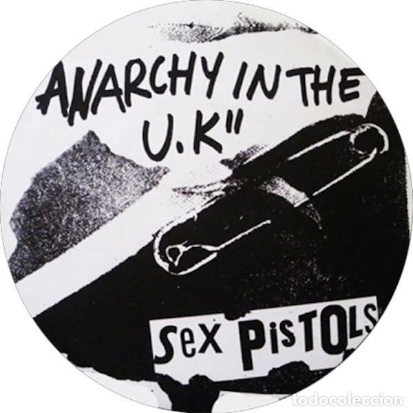 M&uacute;sica de colecci&oacute;n: Chapa/Badge Sex Pistols Anarchy Inn The Uk