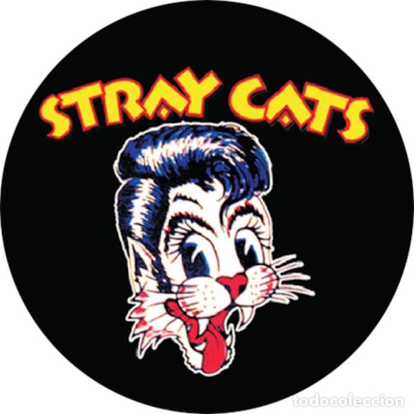 M&uacute;sica de colecci&oacute;n: Chapa/Badge Stray Cats Logo - Foto 1