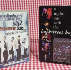 Música de colección: BACKSTREET BOYS LOTE 2 PELÍCULAS VHS. Lote 401123879