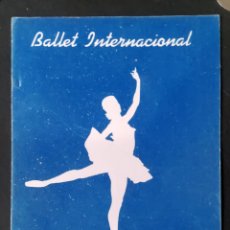Música de colección: PROGRAMA BALET MARQUÉS DE CUEVAS, CUBIERTA FLOCADA, 1960. GIRA AMÉRICA.. Lote 401135844