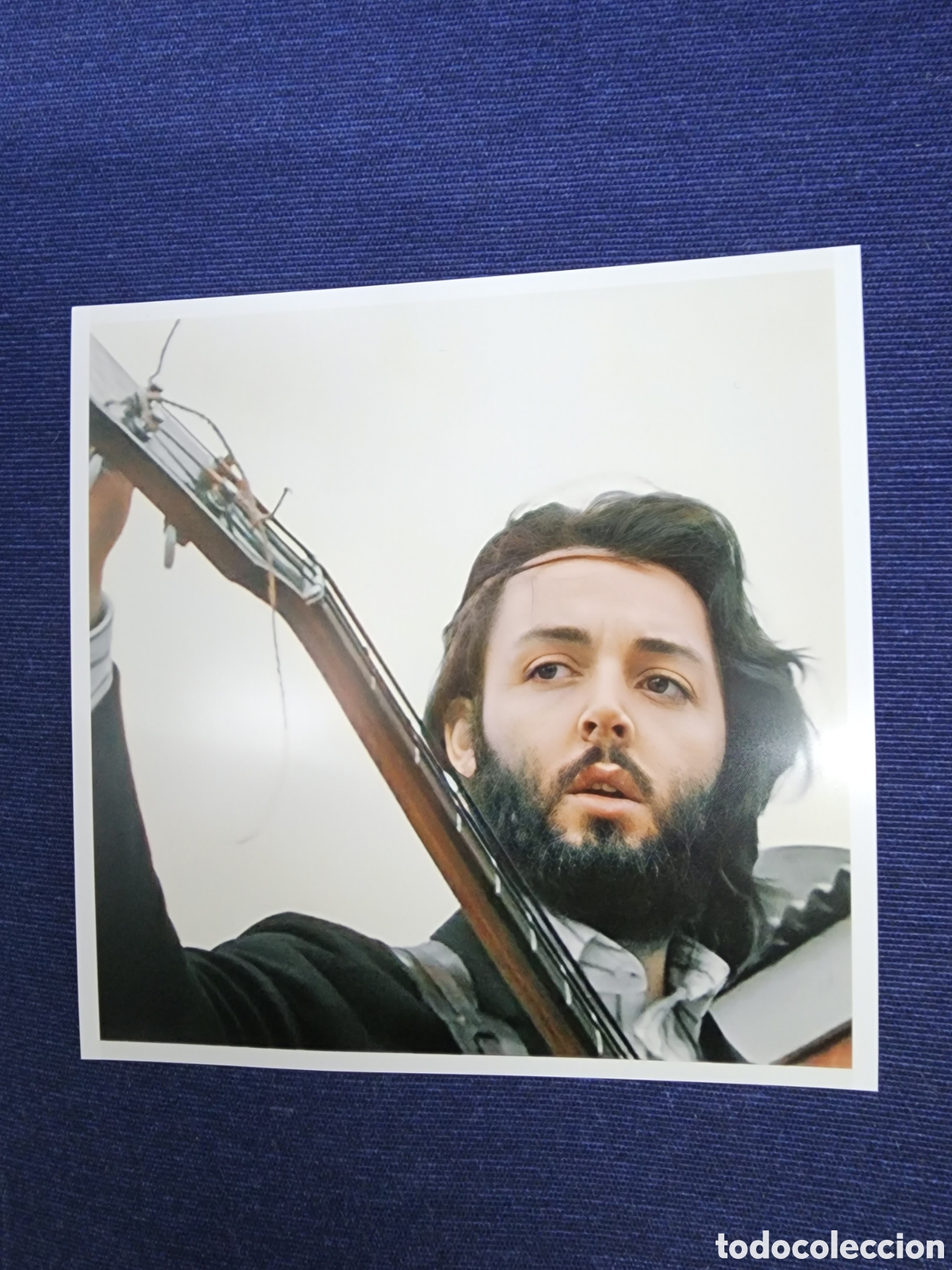M&uacute;sica de colecci&oacute;n: THE BEATLES: FABULOSO SHOT DE PAUL EN LET IT BE- REPRO FOTO PRIMER PLANO EXCELENTE CALIDAD