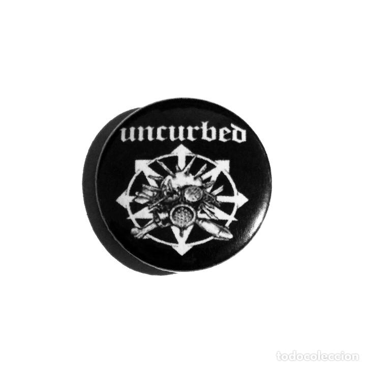 Collectible Music: UNCURBED - LOGO CHAPA 31mm (CON IMPERDIBLE) - HARDCORE CRUST