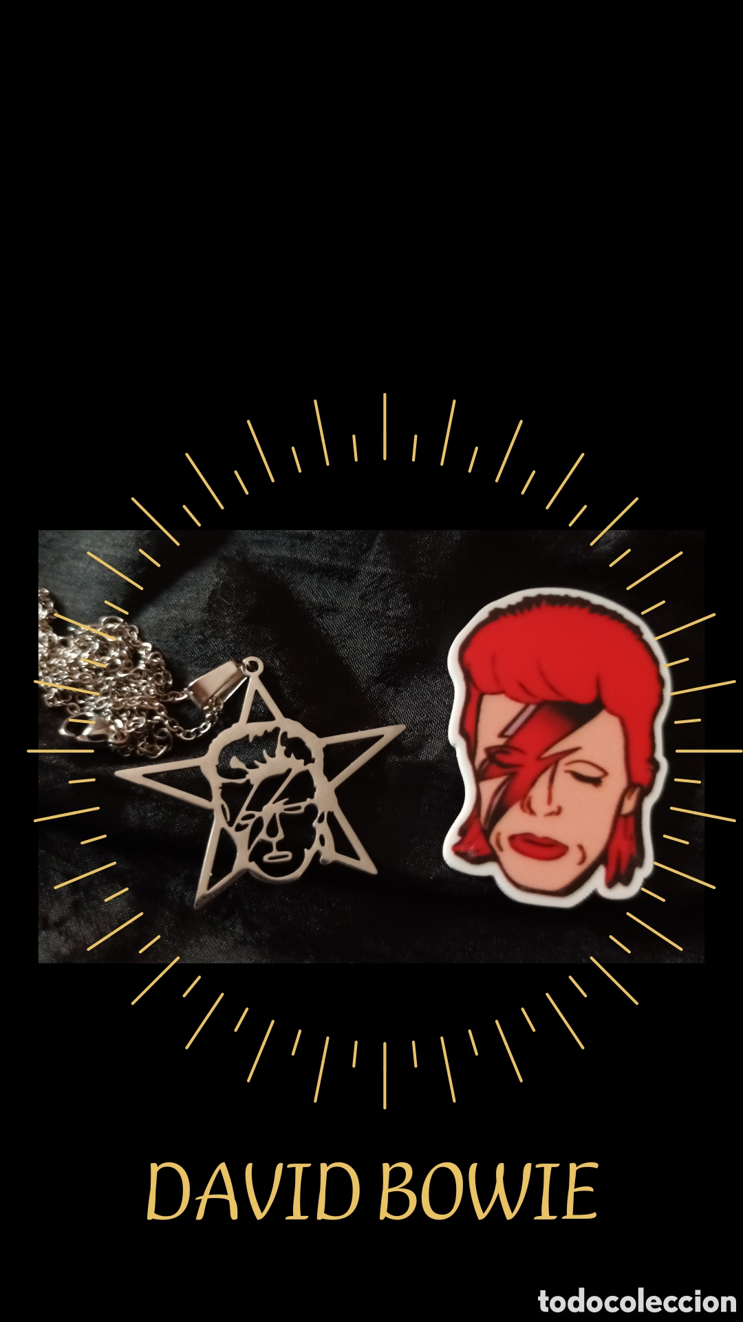 M&uacute;sica de colecci&oacute;n: Colgante David Bowie - Foto 3