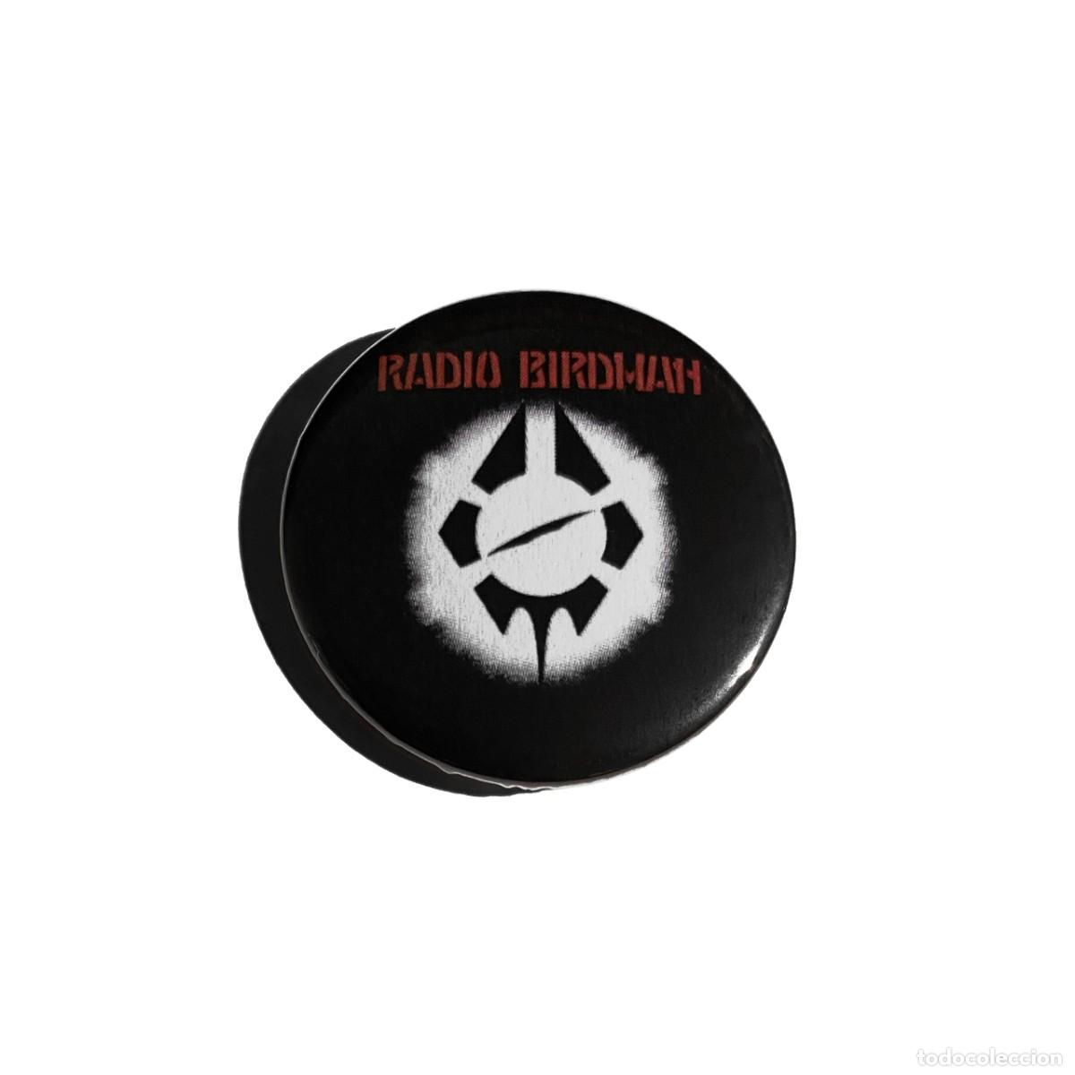 M&uacute;sica de colecci&oacute;n: RADIO BIRDMAN - LOGO CHAPA 31MM (CON IMPERDIBLE) - PUNK ROCK GARAGE ROCK