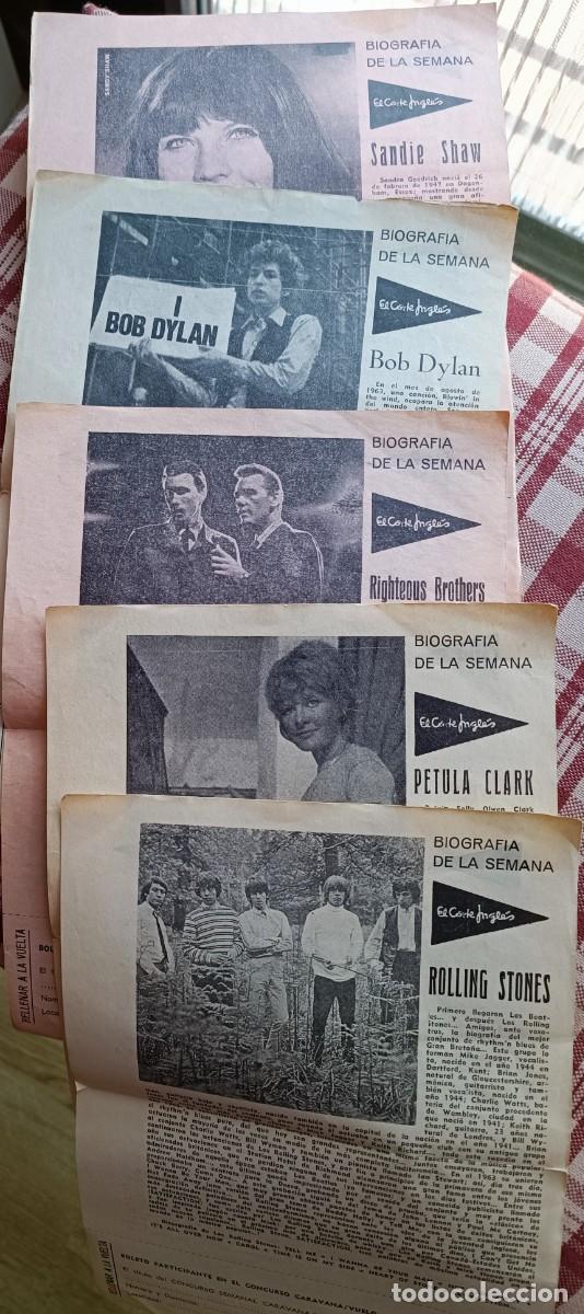 Collectible Music: Lote 5 Hojas de Caravana de 1965