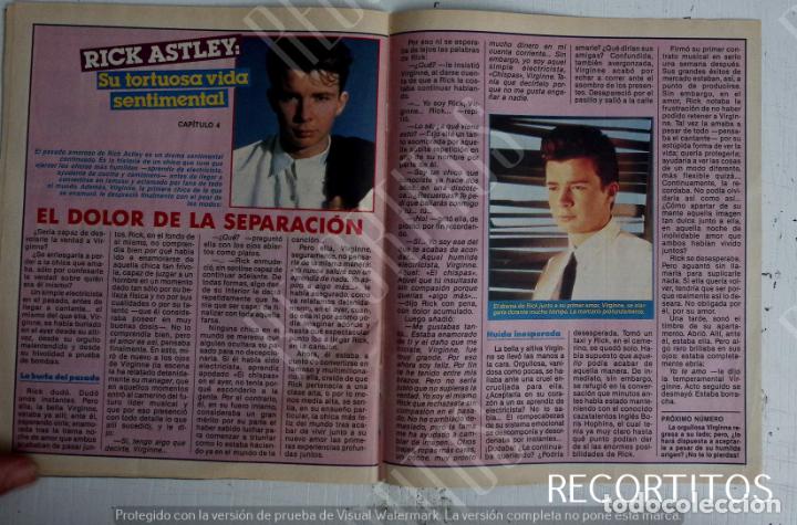 M&uacute;sica de colecci&oacute;n: rick astley ANTIGUO RECPORTAJE VINTAGE NUEVO VALE