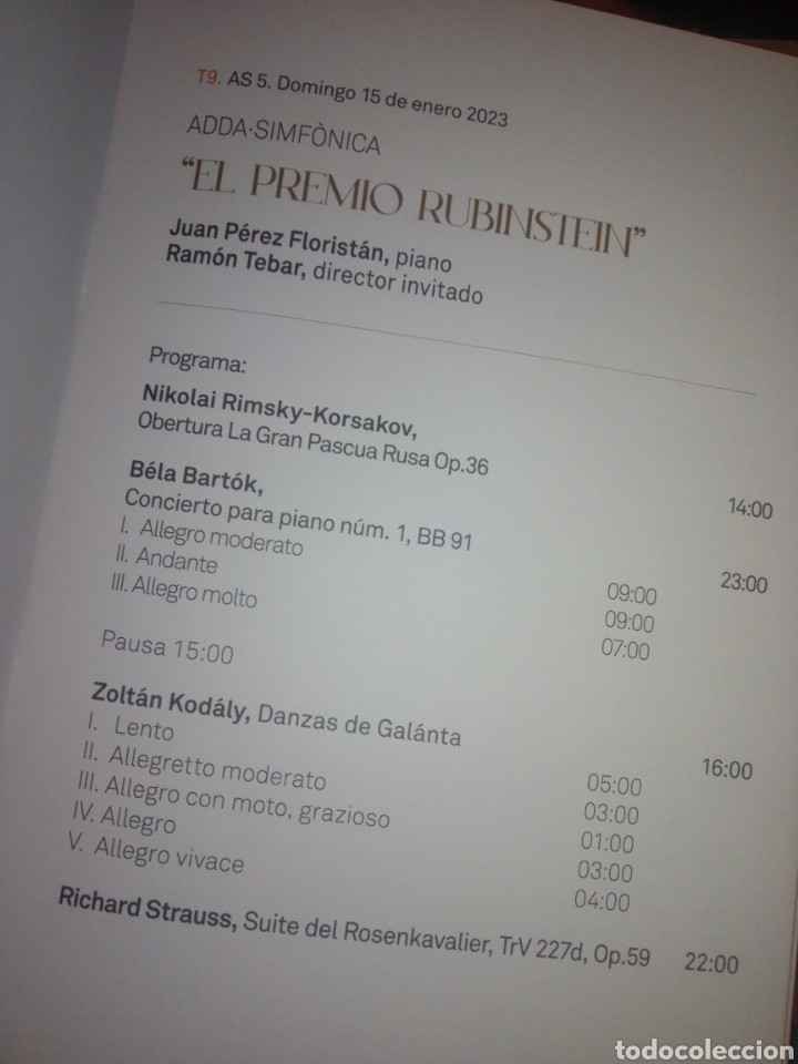 M&uacute;sica de colecci&oacute;n: programa de conciertos ADDA Alicante 2022 2023 - Foto 13
