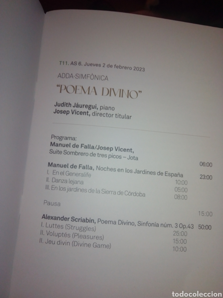 M&uacute;sica de colecci&oacute;n: programa de conciertos ADDA Alicante 2022 2023 - Foto 16