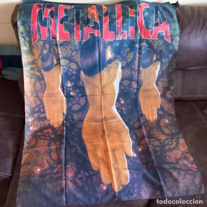 M&uacute;sica de colecci&oacute;n: Bandera METALLICA nueva 140 x 97 cm aprox