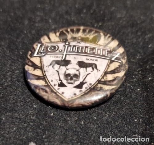 M&uacute;sica de colecci&oacute;n: CHAPA LEO JIMENEZ-FUERZA Y HONOR - SPANISH BAND 3 cm diametro