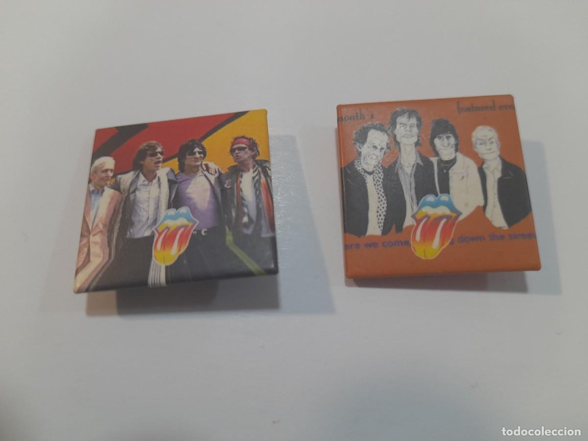 M&uacute;sica de colecci&oacute;n: Chapitas Rolling Stones