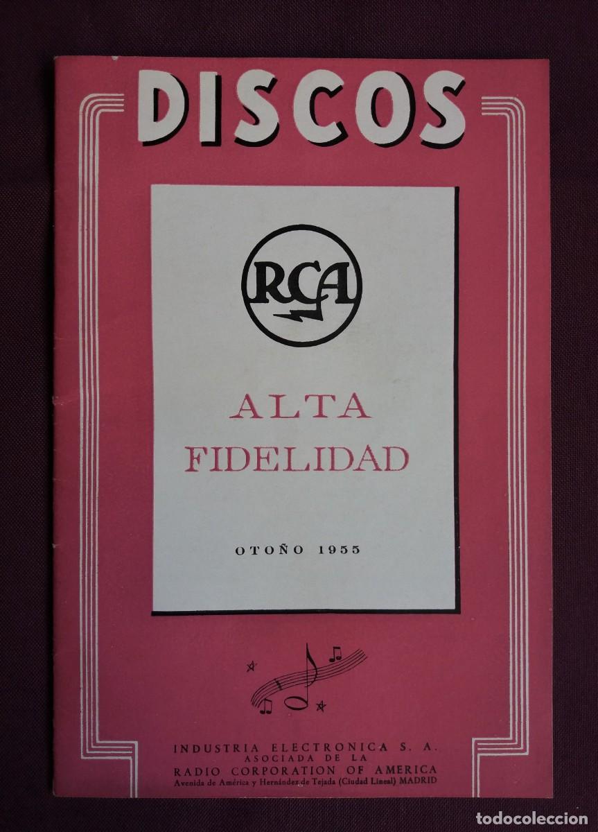 M&uacute;sica de colecci&oacute;n: CATALOGO DISCOS - RCA OTO&Ntilde;O 1955 - Foto 1