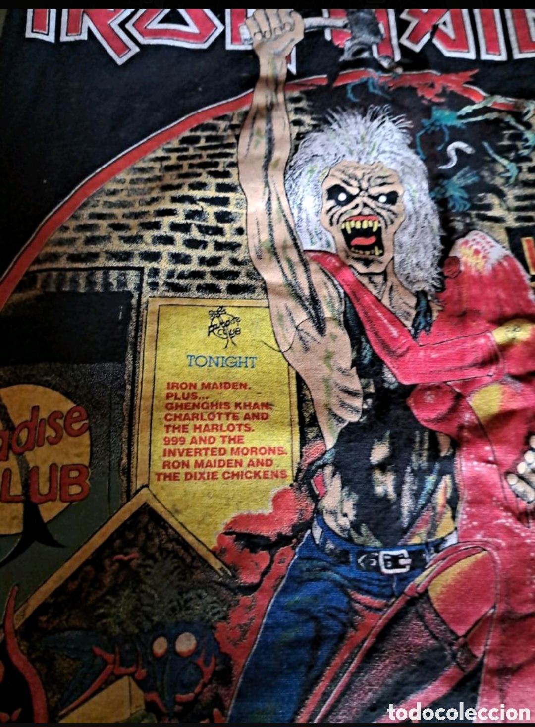 M&uacute;sica de colecci&oacute;n: Chaleco vintage Iron Maiden. - Foto 3
