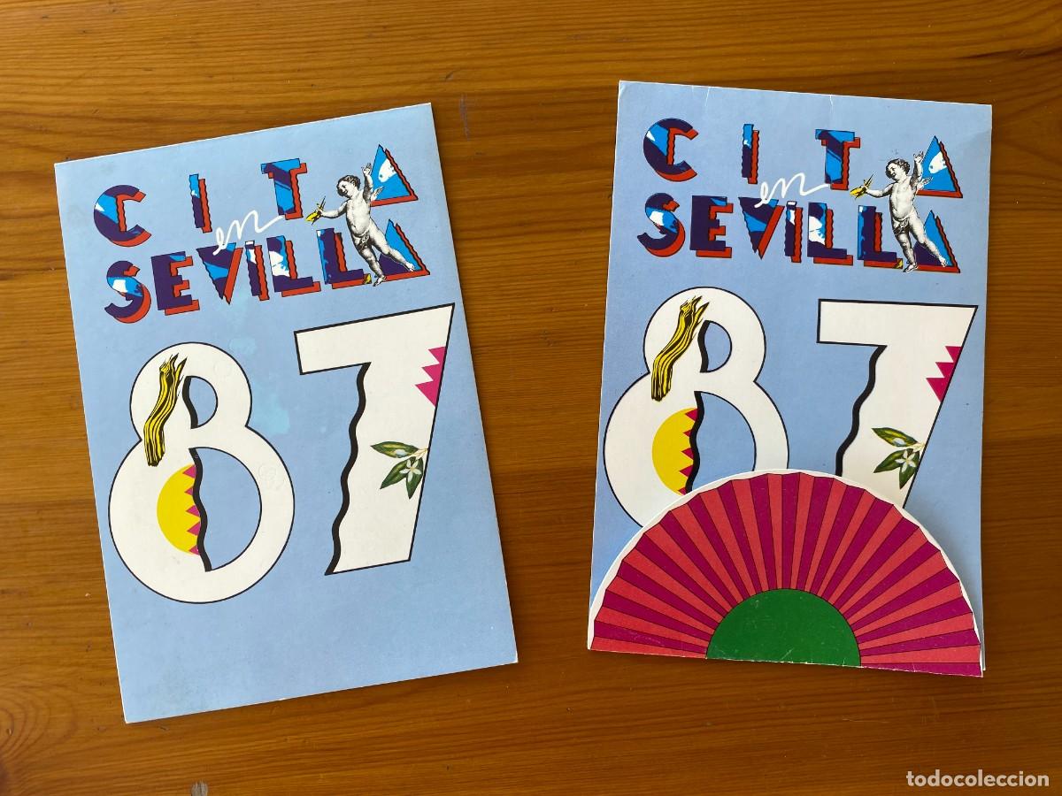 M&uacute;sica de cole&ccedil;&atilde;o: CITA SEVILLA 87 - PUBLICIDAD + PROGRAMA DE CONCIERTOS AUDITORIO PRADO DE SAN SEBASTI&Aacute;N