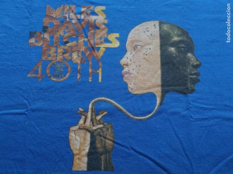 M&uacute;sica de colecci&oacute;n: Miles Davis, 'Bitches Brew' (camiseta t shirt. talla L) jazz rock fusion