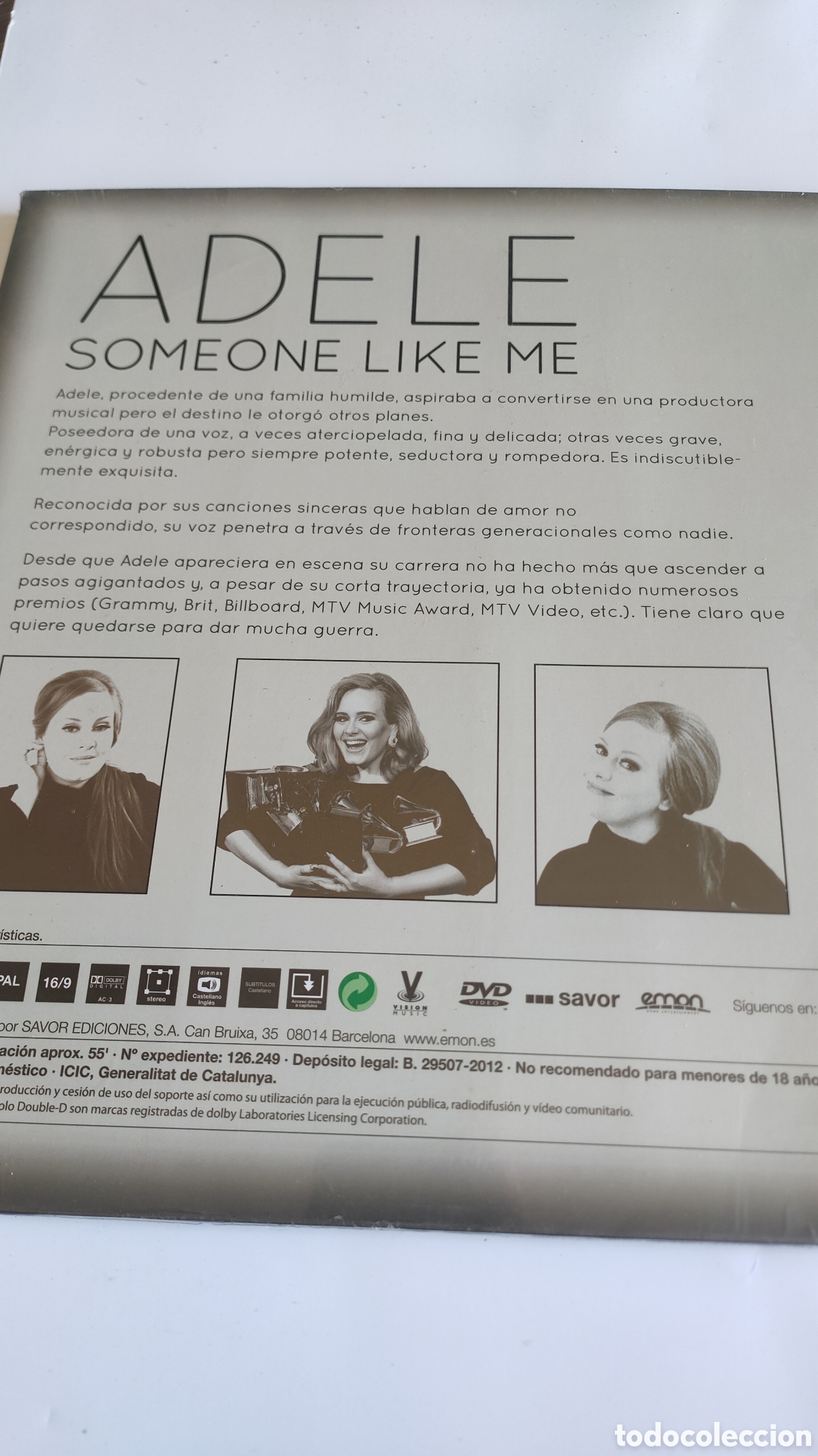 M&uacute;sica de colecci&oacute;n: DISCO DVD Adele someone like me NUEVO - Foto 2