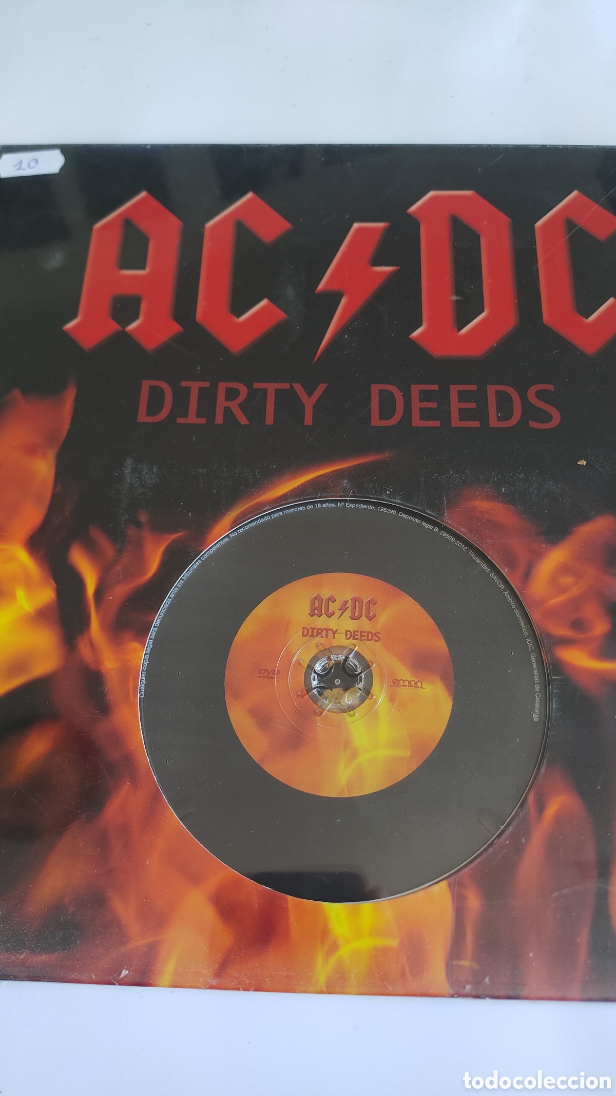 M&uacute;sica de colecci&oacute;n: DISCO DVD AC DC dirty deeds NUEVO - Foto 1