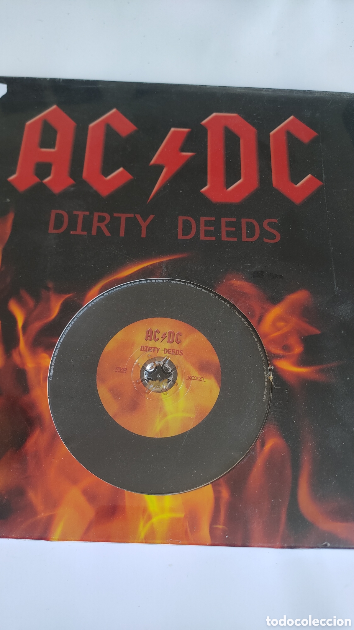 M&uacute;sica de colecci&oacute;n: DISCO DVD AC DC dirty deeds NUEVO - Foto 1