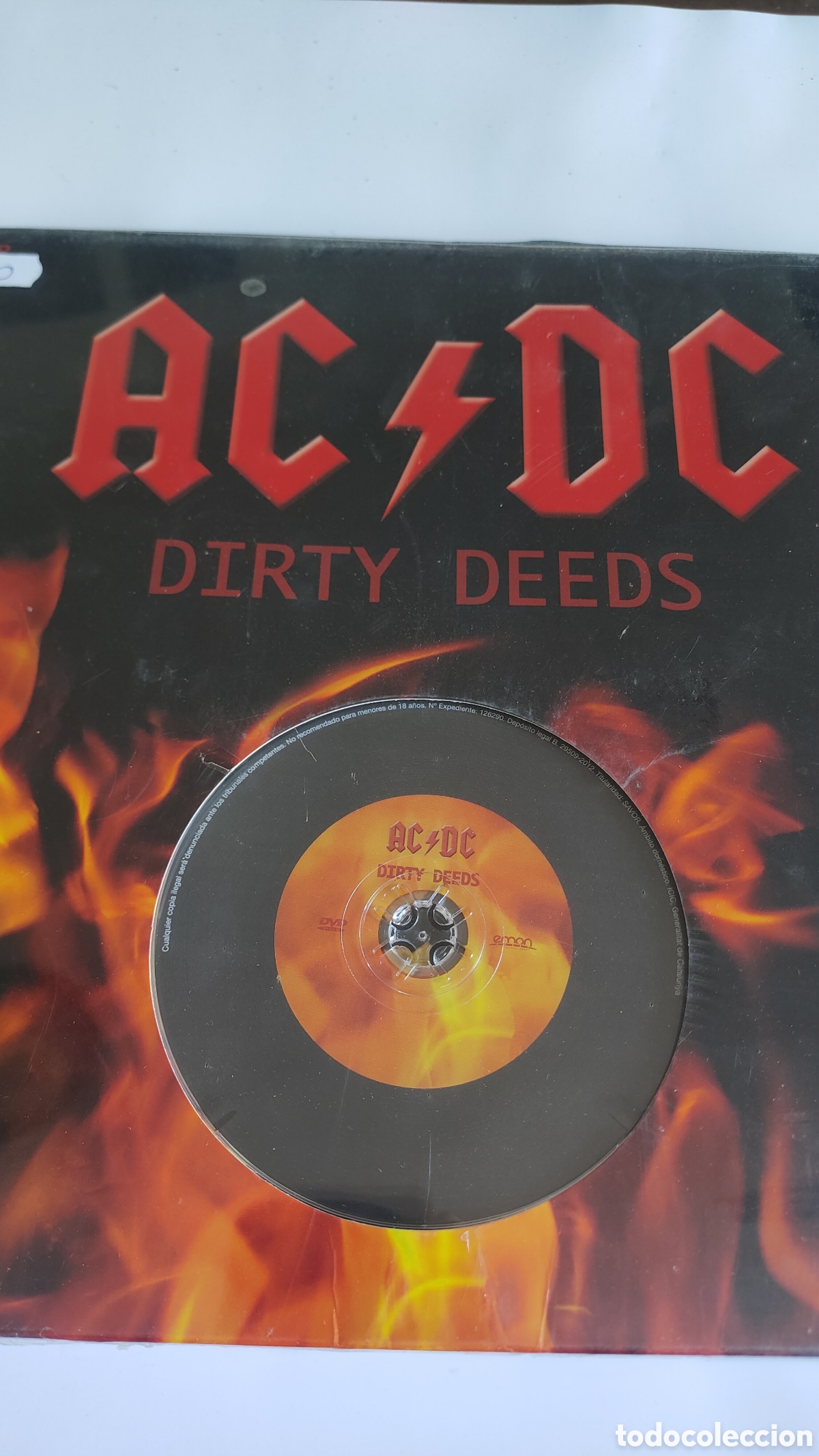M&uacute;sica de colecci&oacute;n: DISCO DVD AC DC dirty deeds NUEVO - Foto 1