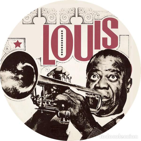 M&uacute;sica de colecci&oacute;n: Chapa/Badge Louis Armstrong