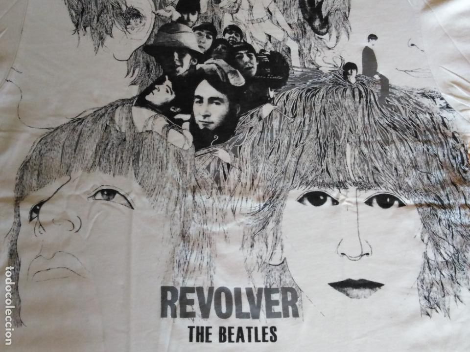 M&uacute;sica de colecci&oacute;n: The Beatles 'Revolver' (camiseta t shirt. talla XL, casi como L. ZARA, Ltd Edition Apple Corps 2008)