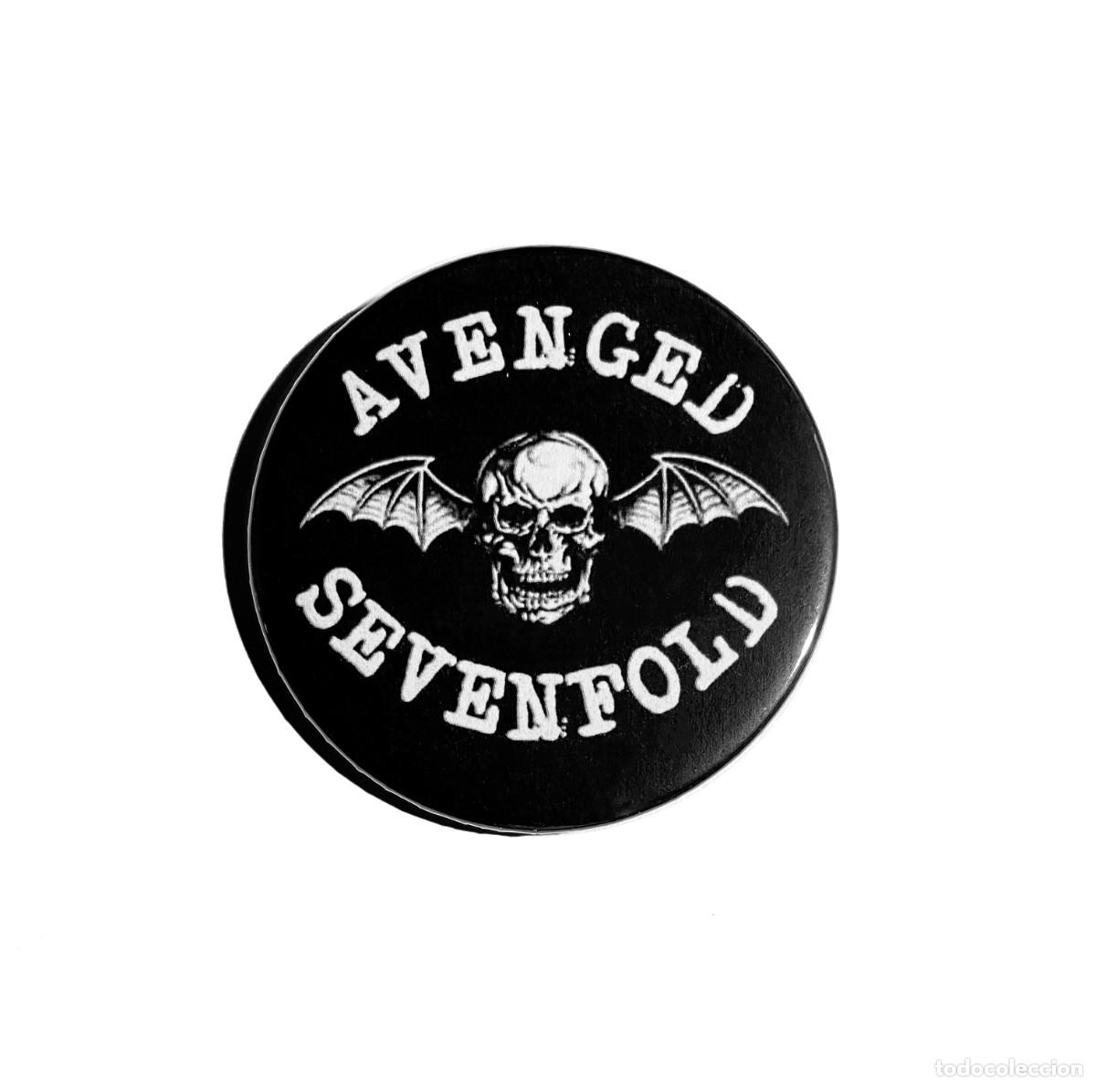 M&uacute;sica de colecci&oacute;n: AVENGED SEVENFOLD - LOGO IM&Aacute;N NEVERA 59mm - HEAVY METAL METALCORE